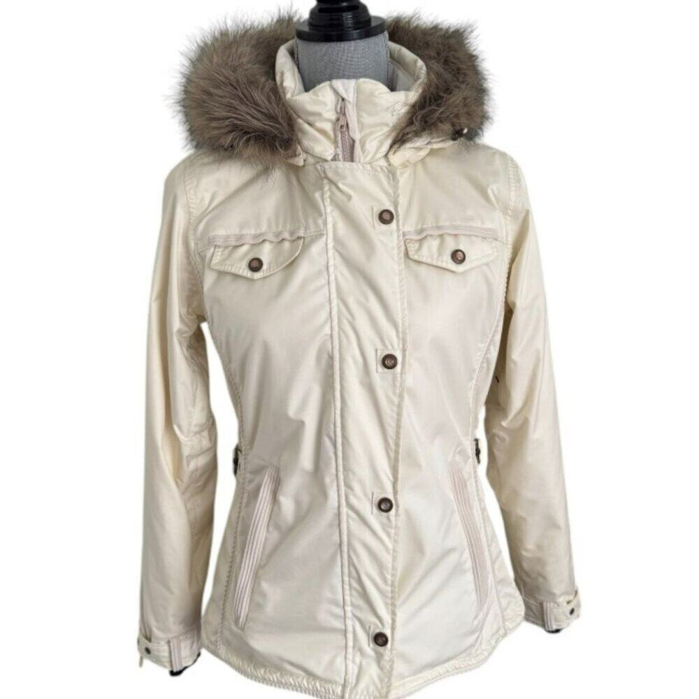 Obermeyer Ski Snowboard Dolly Jacket With Removable Faux Fur Hood Women's SZ 4